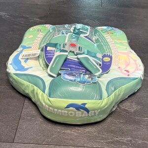 Mambobaby Dolphin infant float, ages: 3-24 months, added canopy and tail, NWT